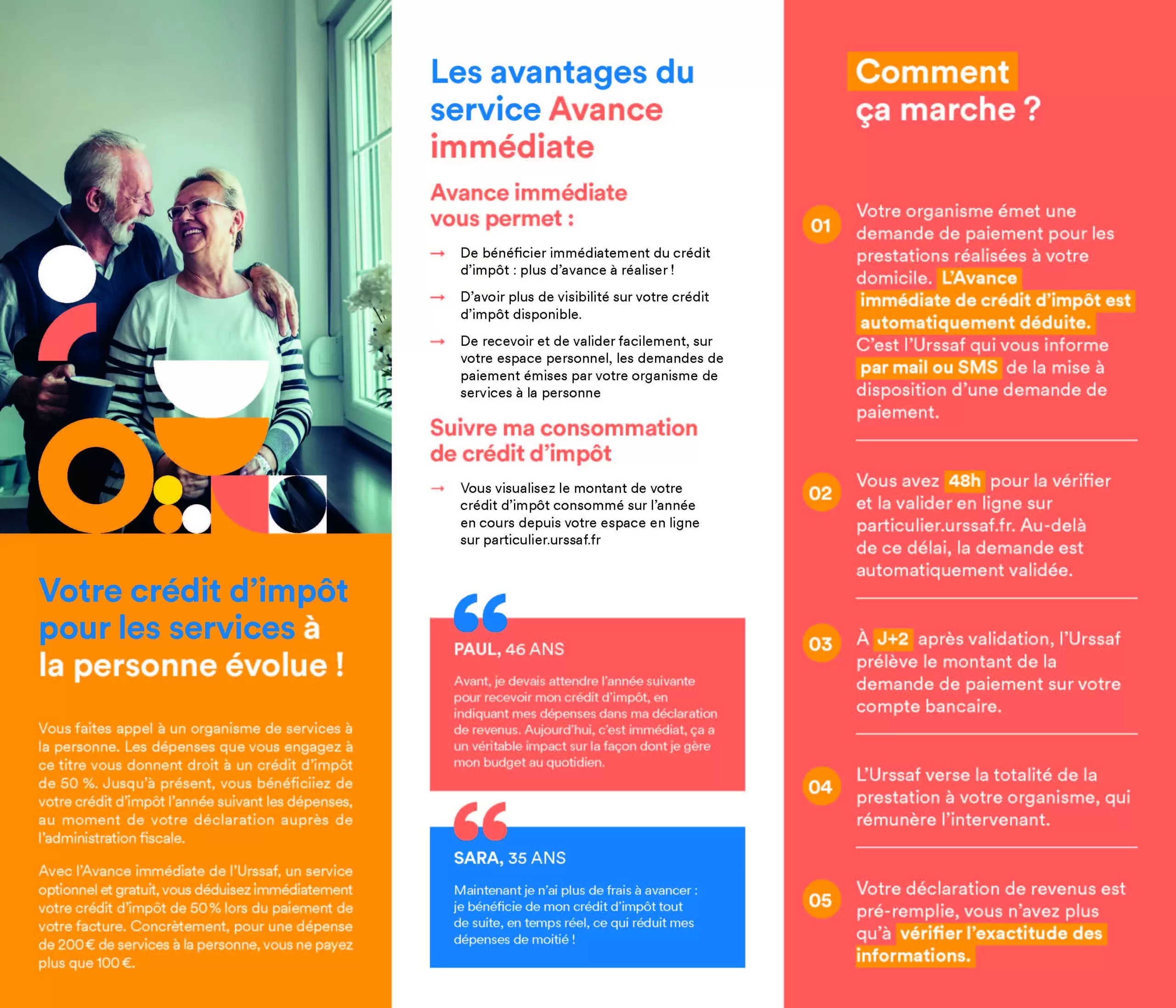 Détails avance immédiate